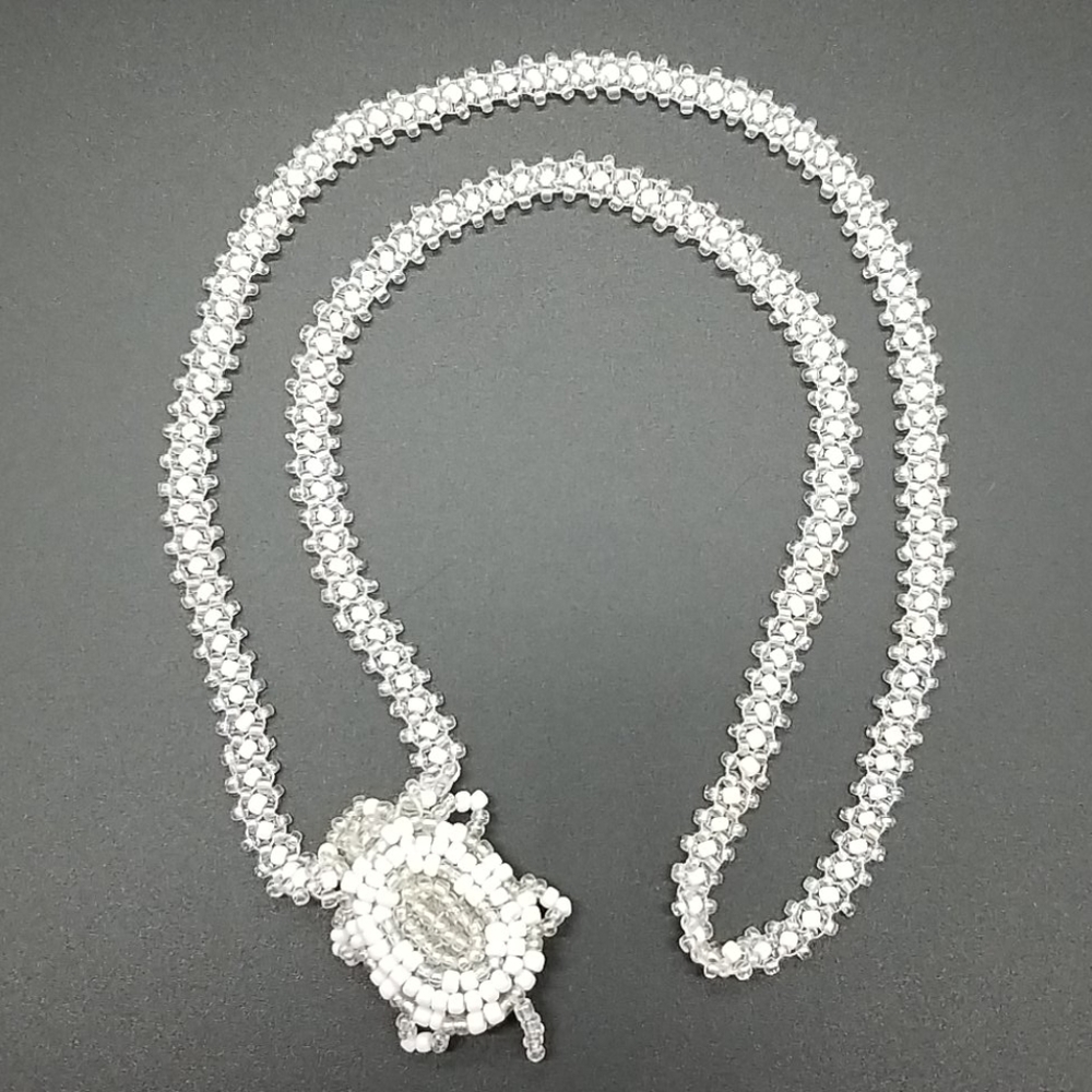 Hand Crafted Beaded Turtle Necklace